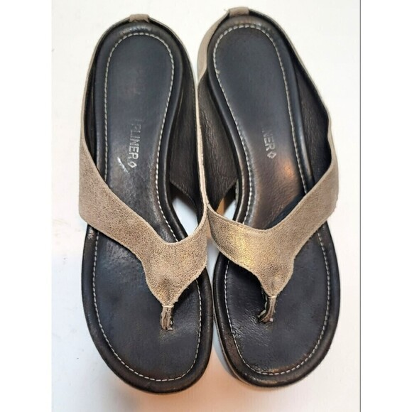 Donald J Pliner Leather Wedges Made in Italy - Size 8 - Picture 9 of 11